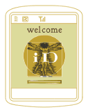 iDアプリの設定を行います。「通信する」を選択し、アプリ起動「YES」を選択すると「Welcome」画面になるのでそのままお待ち下さい。
