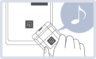 後は支払いのときに端末にかざすだけ
